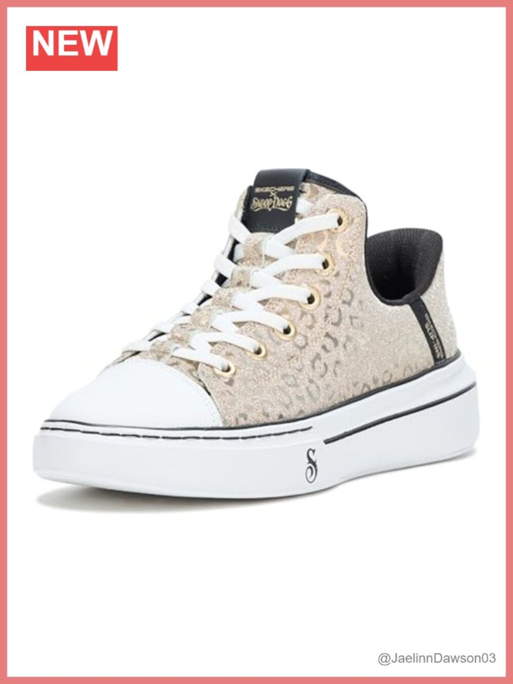 Skechers Hands Free Slip-ins Fashion Sneakers - Memory Foam - in Champagne